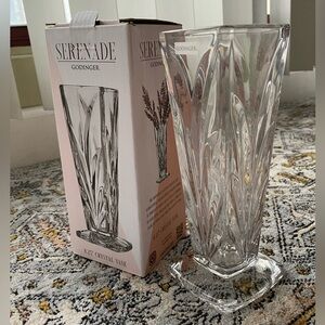 Godinger Serenade Crystal Vase